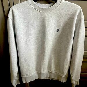 Stussy Size M grey classic sweatshirt